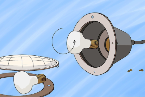 Replacing the light bulb